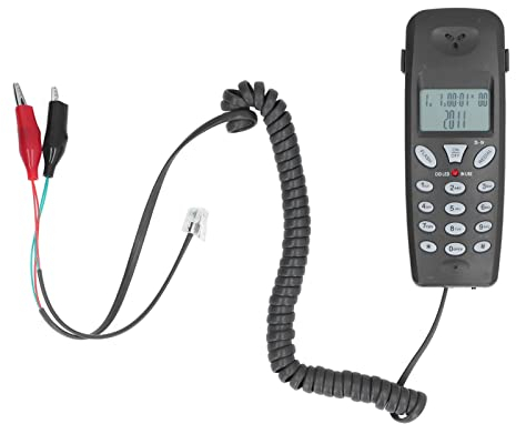 Dpofirs Schnurgebundenes Telefon, FSK DTMF Anrufer-ID-Telefon Schnurgebundenes Telefon Festnetz Mode Nebenstellentelefon für zu Hause
