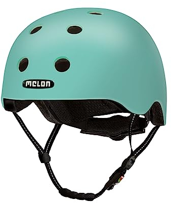 Melon Fahrradhelm »Rio« für Damen, Herren und Kinder | Leichter & sicherer urbaner Cityhelm mit Magnetverschluss, individuell anpassbar in Türkis, Pastell | Größe XXS-S (46-52 cm) …