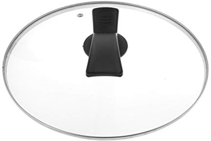 Lock,Glaslock, Grytlock,Pannlock i härdat glas Pannlock Stekpanna Ångkokarlock Hushållstransparent Pannlock Universal Ersättningsgrytlock