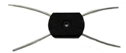 LQQDREX Rasentrimmerkopf, elektrischer Unkrautfresser, Trimmerkopf, Ersatz für Rasenspule, Grasen, Stahl-Trimmerdraht W