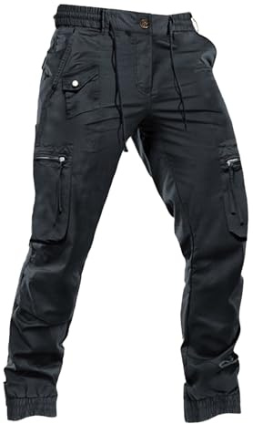 Trekking Hosen Herren Lang Sommer Trekkinghose Stretch Baggy Outdoorhose Wasserdicht Wanderhose Mit Taschen Atmungsaktiv Outdoor Hosen Weit Übergröße Funktionshose Sportlich Fahrrad Gartenhose