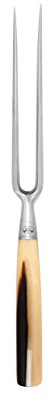 coltellerie Berti – Insieme – Fourchette à découper – Bloc magnétique + Couteau de cuisine Forgé (brevet)