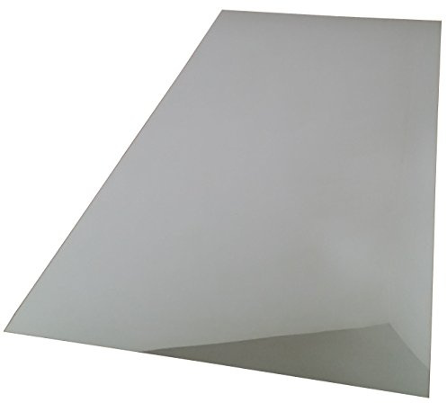 SUPREMETECH 12 x 24 x 0.04 Inch Acrylic See-Through Mirror, Scratch Resistant, 40% Transparent
