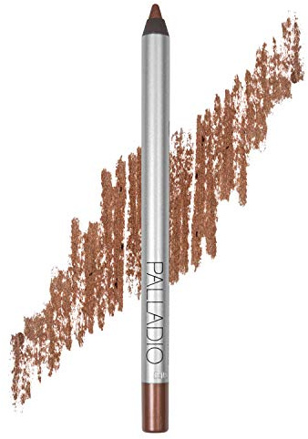 Palladio Precision Eyeliner, Silicone Based, Rich Pigment, Gentle Application, Dramatic Smoky Effect to Soft Everyday Wear, Sensitive Eyelids, Sets Itself, Can be Sharpened, Autumn Brown