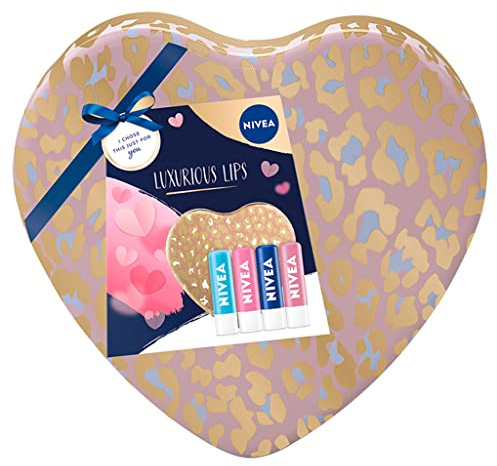 Nivea Women Luxurious Lip Balm Gift Set, Pack of 4