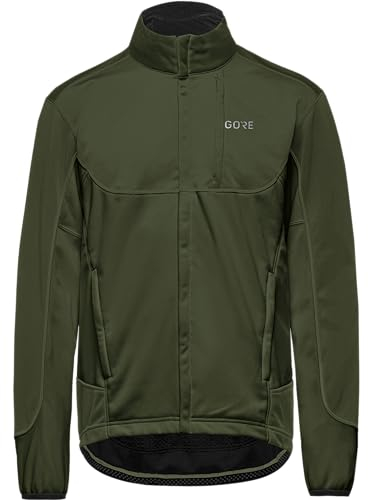 GOREWEAR C5 GORE® WINDSTOPPER® Thermo Trail Jacke, Utility Green, L
