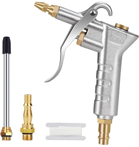 Astarye Pistolet à air comprimé avec accessoires de compresseur d'air allemand 1/4 NPT et 1/4 BSP - Connecteur haute pression pour compresseur d'air pneumatique