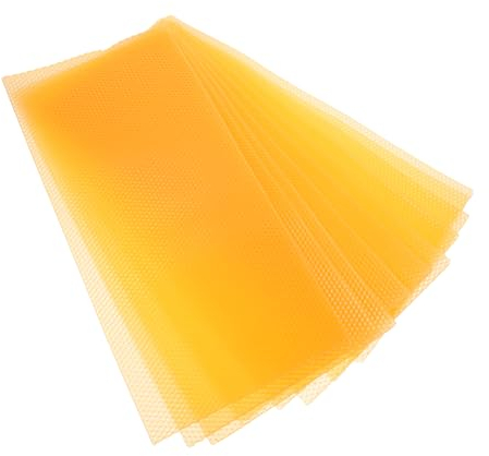 Sosoport 10stücke Bienennistkasten Mit Wabenplatten Aus Natürlichem Bienenwachs Bienenzuchtwerkzeug Für Bienenzuchtaufzucht Bienennestfundament Für Einfache Honigproduktion