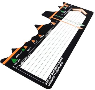 SUMMITDRAGON Beginner Golfs Practice Swing Mat Golfs Training Mat Postures Assistance Golfs Swing Stand Mats For Beginners Enduring