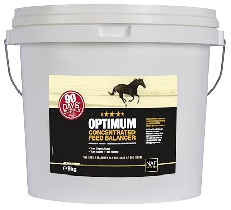 NAF Five Star Optimum Feed Balancer 9kg – High-Spec Nutritional Support for Horses – With Prebiotics, Probiotics, Vitamins & Minerals – Supports Digestive Health, Condition & Performance
