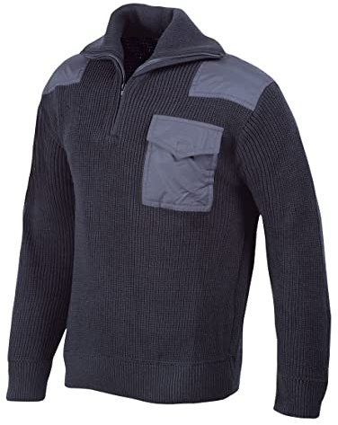 Elbe équipe – Troyer Pull Dark Navy 3766 Marine Marin Pull Pull de Travail pour Homme