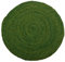 Lifetex Textile Lebensqualität Poshti Uni rund 60 x 60 cm Grün handgewebt Jute Modern hochwertiger Teppich