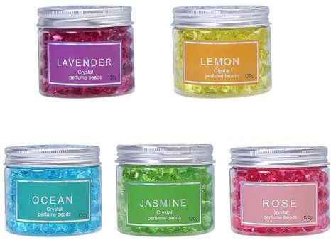 Freshener Household Toilet Deodorizer - Crystal bead aromatherapy, Aromatherapy Deodorizer for Long-Lasting Odor Elimination - Safe & Eco-Friendly (160g, 6x6x7cm)