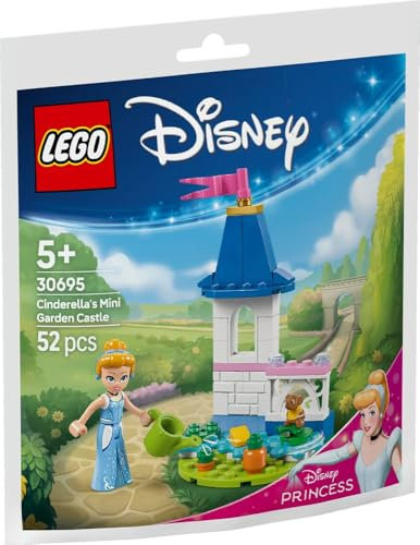 LEGO Disney Princess Cinderella's Mini Garden Castle 30695, Building Set with Minifigure, 52 Pieces, Ages 5+
