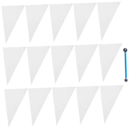 DOITOOL Sacchetto Per Stucco Per Piastrelle e Sacco Di Cemento in Hdpe, Punta Tagliabile, Riutilizzabile, Protezione Mani Per Lavori Di Muratura e Sigillatura, Set Da 50 Pezzi 1 Sfera in Acciaio