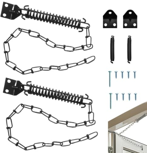 Verrou à Chaîne de Sécurité pour Porte 2 Pièces Loquets Sécurisés À Portail | Chaîne De Sécurité Pour Porte D'Appartement Maison, Hôtel, Bureau, Chambre, Appartement, Dortoir, Garage, Abri Et