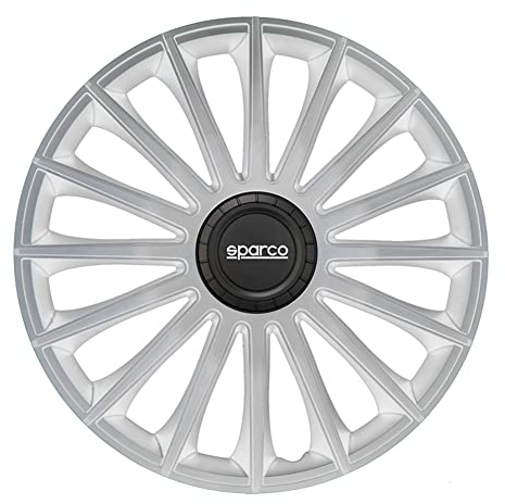 Sparco Enjoliveurs Treviso - 13-pouces - Argent - Set de 4 pièces