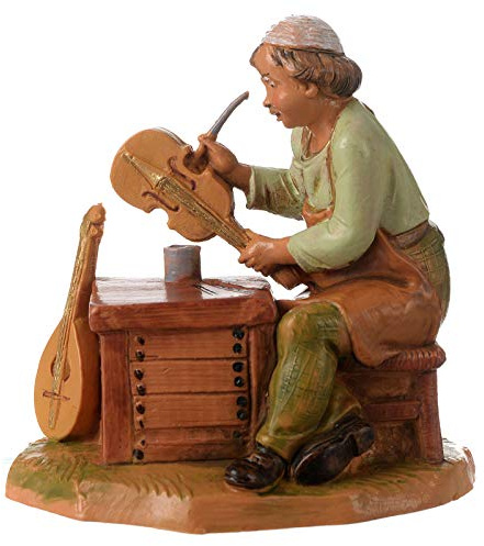 Fontanini Statuine presepe Pastore con Strumenti Musicali 12cm 190