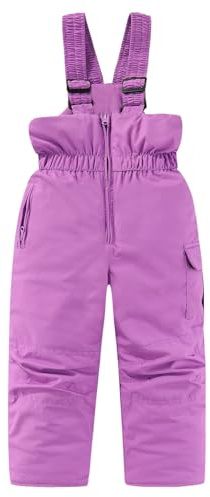Genérico Pantalones de Esquí para Niña Abrigo de Nieve Invierno Aislamiento Térmico Exterior Resistente al Actividades Frías (Blue, 140)