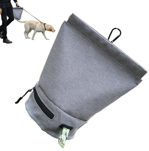 Kotbeutelhalter, geruchsabweisend, mit flexiblem Haken, Kotbeutel für Hunde, für kleine und große Welpen, zum Spazierengehen, Einkaufen, Camping, Garten, Hof, Park, Picknick, Laufen