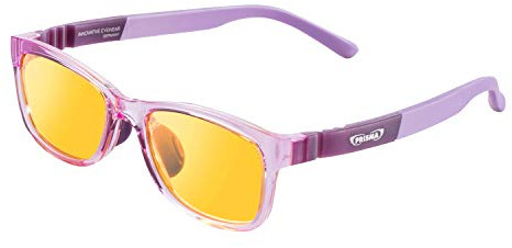 PRiSMA KIDS Blaulichtfilterbrille für Kinder mit LiTE95 Blaulichtfilter, Kinderbrille K2704 mit 95% Blaufilter und robuster Fassung in Lila