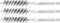 BGS 3078-11-S | Stahlbürste | 3-tlg. | 11 mm | Antrieb Außensechskant 6,3 mm (1/4) | Loch-Drahtbürsten | für BGS 3078