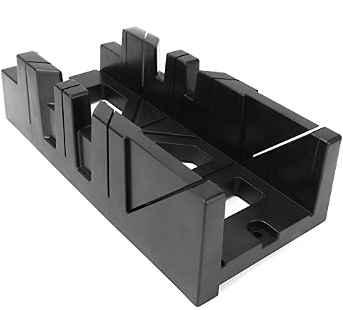 Fafeicy Caja de inglete, Caja de sierra de inglete multifunción, herramienta de corte de yeso de madera de 0/45/90 grados, para madera