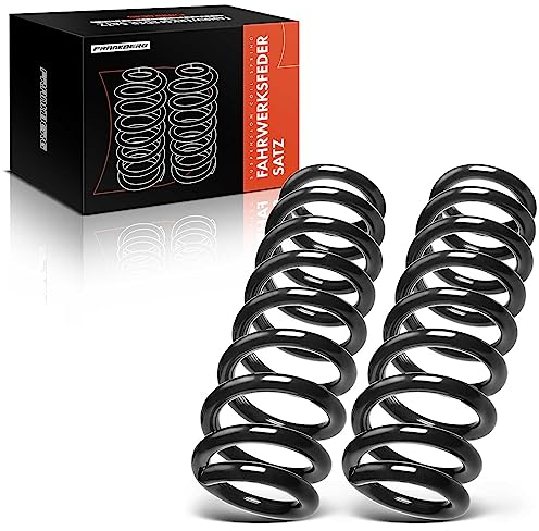 Frankberg 2x Federn Fahrwerksfeder Hinterachse Kompatibel mit 1er E81 E87 116 118 120 123 130 1.6L-3.0L 2004-2012 Replace# 33536764391