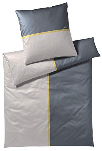 Joop! Mako-Satin Kissenbezug einzeln Limit Farbe Stone Größe 40x80