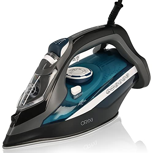 Plancha De Vapor Profesional 2.800 Watt. Vapor Constante y Golpe de Vapor, Suela Ceramica, Vapor Vertical, Sistema Antical,