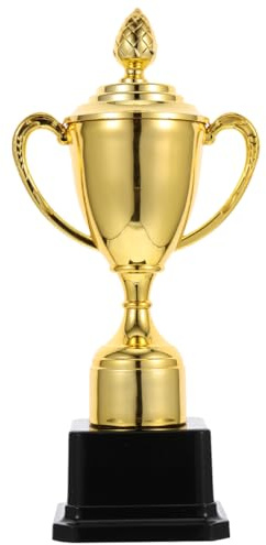 STOBOK Gold Award Trophy Cup Large Trophy Props First Place Winner Award Trophies Prize Cup Toy for Party Favors Sports Event Game Rewards
