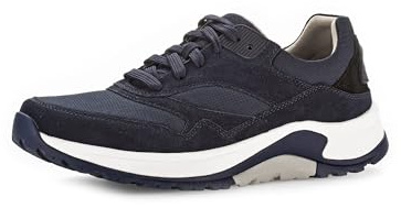 Pius Gabor Hombre Zapatillas, de Caballero Zapatillas Bajas,Plantilla Intercambiable,Zapato con cordón,Azul (Marine),48.5 EU / 13 UK