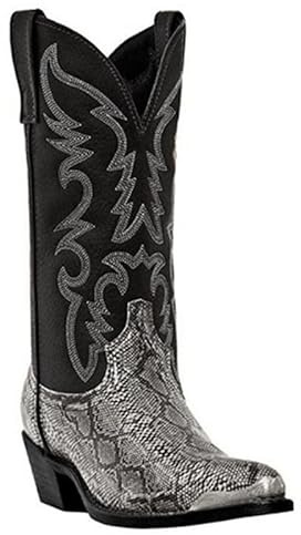 XBTEVUDAK Western Boots Lightweight Pointed Retro And Comfortable Cowboy Boots For Men Embroidered Traditional Country Boot