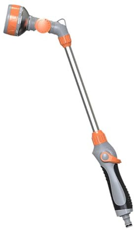 Ronyme Lancia per Tubo da Giardino Lunga 47 cm, ugello Girevole Multifunzionale e Robusto ° per spazi Verdi pubblici, Facile da installare e Regolabile.