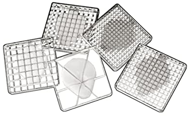 LOUIS TELLIER - C010 - Kit Lame et Poussoir étamé pour coupe-frites Tellier - 10 x 10 mm - Fabriqué en France