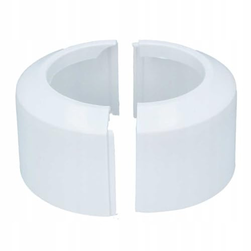 High division by two pieces white toilet rosette connection hose floor covered with collar 110 mm