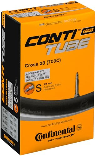 Continental Cross 28 cykel innerslang s42 Storlek: 32-47-622