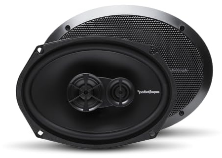 Rockford Fosgate Prime R169X3 6x9 3-Way Full Range Coaxial Speakers (Pair)