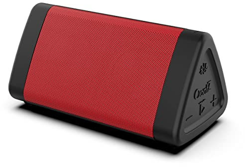 OontZ Angle 3 Bluetooth Speaker, Crystal Clear Stereo Sound, Rich Bass, 100 Ft Wireless Range, Play Two Speakers Together (4th Gen only), Mic, IPX5, Portable Bluetooth Speakers (Red)