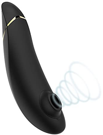 Womanizer Premium 1 Succhia Clitoride per Donna | Succhiatore Clitorideo con Autopilot & Smart Silence | Stimolatore Vibratore con 12 Intensità | Sex Toy Impermeabile | Nero
