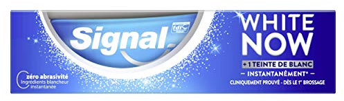 Signal White Now Zahnpasta White Now, Smile Plus Glanz, klinisch nachgewiesene Wirksamkeit, Farbkorrektur, 75 ml