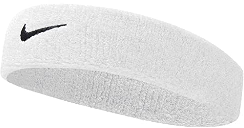 Nike Swoosh Headband Stirnband (one Size, White/Black)