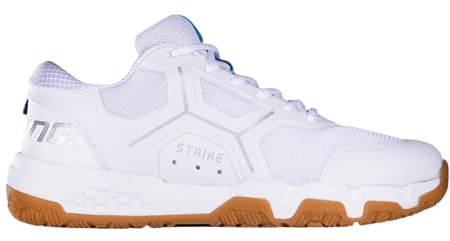Salming Recoil Strike - Scarpe da squash da uomo, bianco, 43 EU