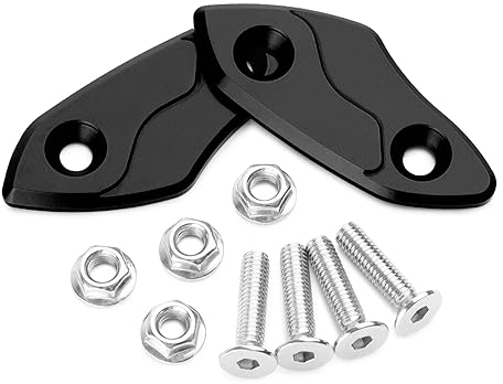 CXEPI Moto Arrière Rétroviseurs Latéraux Trou Cache Bouchon pour RS660 2020-2023 2024; RSV4 1100 Factory 2020-2023 2024; RSV4 2009-2020