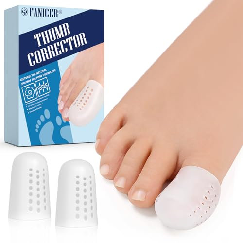 16 Pièces Protection gros orteil, Protège Orteils Silicone, Capuchons d'orteils Respirantes Confortable, Contre la formation d'ampoules et de callosités, Soulage Frottements Entre Les Orteils