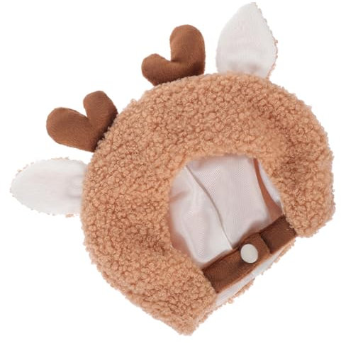 HONMEET Plüschpuppenhut Ausgestopfter Puppenhut Dekoratives Zubehör Bastelmaterial Klein Weich Für Puppenkleidung