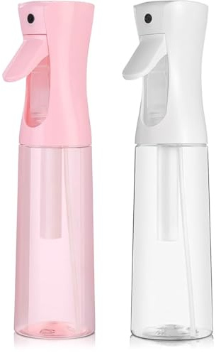 GGUFAY 2 Pezzi Spruzzino Nebulizzatore, 300 ML Spruzzino per Capelli, Bottigliette Spray, Ultrafine Nebulizzatore, Flacone Spray Per Acqua Continua, per Barbiere, Piante, Animali Domestici