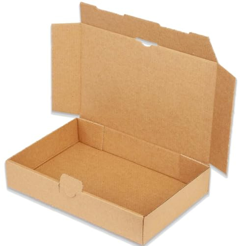kartonprimus Maxibriefkartons 240 x 160 x 45 mm MB-3 braun Maxibrief Karton Faltschachtel stabil Versandkarton für Post DHL Versand DIN A5 Warensendung Büchersendung Versandschachtel (50 Stück)