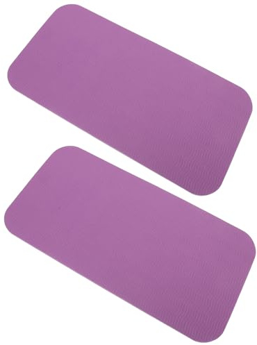 GANAZONO Lot de 2 Tapis de Jardinage en TPE Épais 34X17X06 CM Violet Protège-Genoux Antidérapant et Imperméable pour Jardinage Nettoyage Yoga et Exercices Physiques