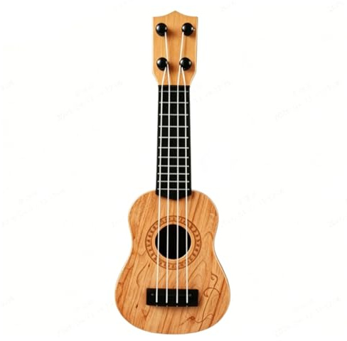 Odorkle Kids Ukulele Guitar Toy, Mini 4 Strings Small Musical Instrument for Toddlers with Authentic Musical Experience, Safe ABS Plastic for Early Education Beginner (890-B11)